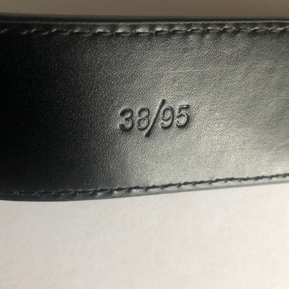 Versace Black Leather Medusa Head Buckle Belt Sz 38 - Picture 8 of 9